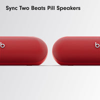 Beats Pill - Portable Bluetooth Speaker - Up to 24H Battery Life, Water Resistant, Bluetooth, Apple & Android Compatible, Seriously Loud Sound for Home, Outdoor and Travel - Matte Black - 7DAY'S