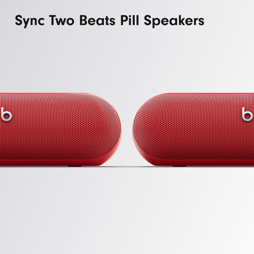 Beats Pill - Portable Bluetooth Speaker - Up to 24H Battery Life, Water Resistant, Bluetooth, Apple & Android Compatible, Seriously Loud Sound for Home, Outdoor and Travel - Matte Black - 7DAY'S