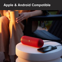 Beats Pill - Portable Bluetooth Speaker - Up to 24H Battery Life, Water Resistant, Bluetooth, Apple & Android Compatible, Seriously Loud Sound for Home, Outdoor and Travel - Matte Black - 7DAY'S