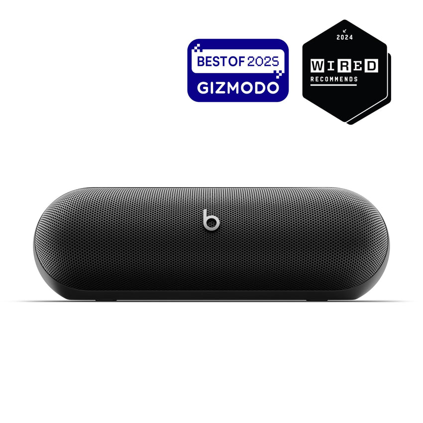 Beats Pill - Portable Bluetooth Speaker - Up to 24H Battery Life, Water Resistant, Bluetooth, Apple & Android Compatible, Seriously Loud Sound for Home, Outdoor and Travel - Matte Black - 7DAY'S