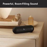 Beats Pill - Portable Bluetooth Speaker - Up to 24H Battery Life, Water Resistant, Bluetooth, Apple & Android Compatible, Seriously Loud Sound for Home, Outdoor and Travel - Matte Black - 7DAY'S