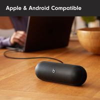 Beats Pill - Portable Bluetooth Speaker - Up to 24H Battery Life, Water Resistant, Bluetooth, Apple & Android Compatible, Seriously Loud Sound for Home, Outdoor and Travel - Matte Black - 7DAY'S