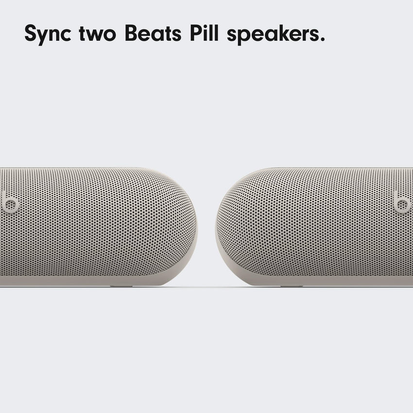 Beats Pill - Portable Bluetooth Speaker - Up to 24H Battery Life, Water Resistant, Bluetooth, Apple & Android Compatible, Seriously Loud Sound for Home, Outdoor and Travel - Matte Black - 7DAY'S