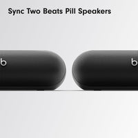 Beats Pill - Portable Bluetooth Speaker - Up to 24H Battery Life, Water Resistant, Bluetooth, Apple & Android Compatible, Seriously Loud Sound for Home, Outdoor and Travel - Matte Black - 7DAY'S
