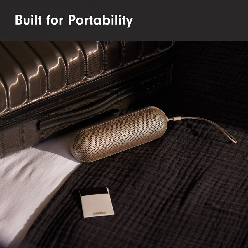 Beats Pill - Portable Bluetooth Speaker - Up to 24H Battery Life, Water Resistant, Bluetooth, Apple & Android Compatible, Seriously Loud Sound for Home, Outdoor and Travel - Matte Black - 7DAY'S