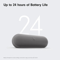 Beats Pill - Portable Bluetooth Speaker - Up to 24H Battery Life, Water Resistant, Bluetooth, Apple & Android Compatible, Seriously Loud Sound for Home, Outdoor and Travel - Matte Black - 7DAY'S