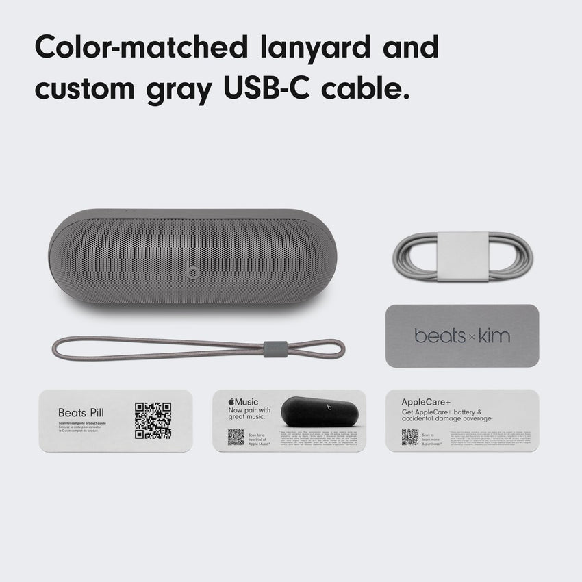 Beats Pill - Portable Bluetooth Speaker - Up to 24H Battery Life, Water Resistant, Bluetooth, Apple & Android Compatible, Seriously Loud Sound for Home, Outdoor and Travel - Matte Black - 7DAY'S