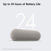 Beats Pill - Portable Bluetooth Speaker - Up to 24H Battery Life, Water Resistant, Bluetooth, Apple & Android Compatible, Seriously Loud Sound for Home, Outdoor and Travel - Matte Black - 7DAY'S