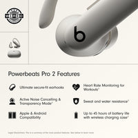 Beats Powerbeats Pro 2 Wireless Bluetooth Earbuds - Noise Cancelling, Heart Rate Monitor, IPX4, Up to 45H Battery & Charging Case, Works with Apple & Android - Hyper Purple - 7DAY'S