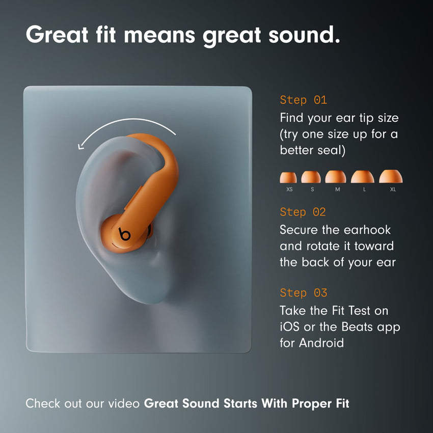 Beats Powerbeats Pro 2 Wireless Bluetooth Earbuds - Noise Cancelling, Heart Rate Monitor, IPX4, Up to 45H Battery & Charging Case, Works with Apple & Android - Hyper Purple - 7DAY'S