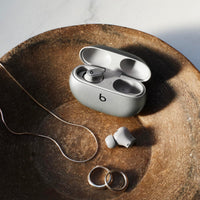Beats Studio Buds + | True Wireless Noise Cancelling Earbuds, Enhanced Apple & Android Compatibility, Built - in Microphone, Sweat Resistant Bluetooth Headphones, Spatial Audio - Black/Gold - 7DAY'S