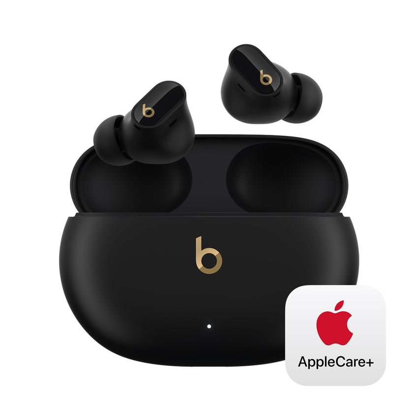 Beats Studio Buds + | True Wireless Noise Cancelling Earbuds, Enhanced Apple & Android Compatibility, Built - in Microphone, Sweat Resistant Bluetooth Headphones, Spatial Audio - Black/Gold - 7DAY'S