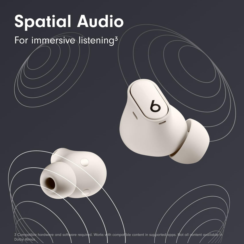 Beats Studio Buds + | True Wireless Noise Cancelling Earbuds, Enhanced Apple & Android Compatibility, Built - in Microphone, Sweat Resistant Bluetooth Headphones, Spatial Audio - Black/Gold - 7DAY'S