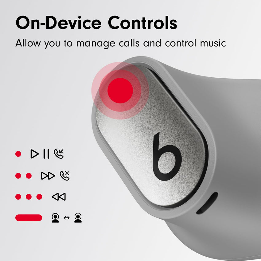 Beats Studio Buds + | True Wireless Noise Cancelling Earbuds, Enhanced Apple & Android Compatibility, Built - in Microphone, Sweat Resistant Bluetooth Headphones, Spatial Audio - Black/Gold - 7DAY'S