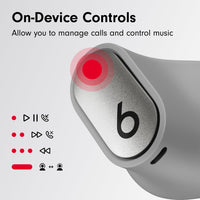 Beats Studio Buds + | True Wireless Noise Cancelling Earbuds, Enhanced Apple & Android Compatibility, Built - in Microphone, Sweat Resistant Bluetooth Headphones, Spatial Audio - Black/Gold - 7DAY'S