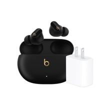 Beats Studio Buds + | True Wireless Noise Cancelling Earbuds, Enhanced Apple & Android Compatibility, Built - in Microphone, Sweat Resistant Bluetooth Headphones, Spatial Audio - Black/Gold - 7DAY'S