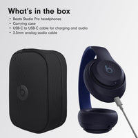 Beats Studio Pro - Wireless Bluetooth Noise Cancelling Headphones - Personalized Spatial Audio, USB - C Lossless Audio, Apple & Android Compatibility, Up to 40 Hours Battery Life - Black - 7DAY'S