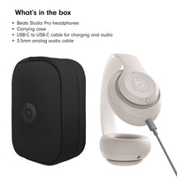 Beats Studio Pro - Wireless Bluetooth Noise Cancelling Headphones - Personalized Spatial Audio, USB - C Lossless Audio, Apple & Android Compatibility, Up to 40 Hours Battery Life - Black - 7DAY'S