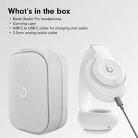 Beats Studio Pro - Wireless Bluetooth Noise Cancelling Headphones - Personalized Spatial Audio, USB - C Lossless Audio, Apple & Android Compatibility, Up to 40 Hours Battery Life - Black - 7DAY'S