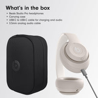 Beats Studio Pro - Wireless Bluetooth Noise Cancelling Headphones - Personalized Spatial Audio, USB - C Lossless Audio, Apple & Android Compatibility, Up to 40 Hours Battery Life - Black - 7DAY'S