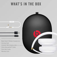 Beats Studio3 Wireless Noise Cancelling Over - Ear Headphones - Apple W1 Headphone Chip, Class 1 Bluetooth, 22 Hours of Listening Time, Built - in Microphone - Matte Black - 7DAY'S