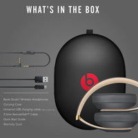 Beats Studio3 Wireless Noise Cancelling Over - Ear Headphones - Apple W1 Headphone Chip, Class 1 Bluetooth, 22 Hours of Listening Time, Built - in Microphone - Matte Black - 7DAY'S