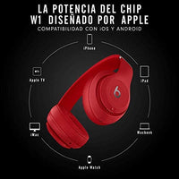 Beats Studio3 Wireless Noise Cancelling Over - Ear Headphones - Apple W1 Headphone Chip, Class 1 Bluetooth, 22 Hours of Listening Time, Built - in Microphone - Matte Black - 7DAY'S