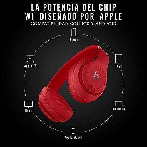 Beats Studio3 Wireless Noise Cancelling Over - Ear Headphones - Apple W1 Headphone Chip, Class 1 Bluetooth, 22 Hours of Listening Time, Built - in Microphone - Matte Black - 7DAY'S