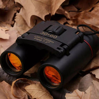 Binoculars 30x60 Zoom Travel Compact Folding Telescope Hunting Day Night Outdoor Small Pocket Binoculars Compact Adults, Mini Kids Binoculars Boys For Bird Watching, Concert Theater Opera - 7DAY'S