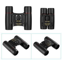 Binoculars 30x60 Zoom Travel Compact Folding Telescope Hunting Day Night Outdoor Small Pocket Binoculars Compact Adults, Mini Kids Binoculars Boys For Bird Watching, Concert Theater Opera - 7DAY'S