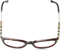 Burberry BE 2255Q 3657 Havana Bordeaux Plastic Square Eyeglasses, 51 - 18 - 140 - 7DAY'S