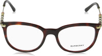 Burberry BE 2255Q 3657 Havana Bordeaux Plastic Square Eyeglasses, 51 - 18 - 140 - 7DAY'S