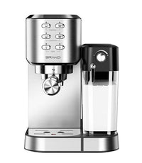 capsule + coffee powder + milk foam 3 in 1 coffee maker. 20Bar extraction French drip / mocha and other Italian espresso, 1 cup / 2 cup mechanical keys, power 1350W, steam type - 7DAY'S