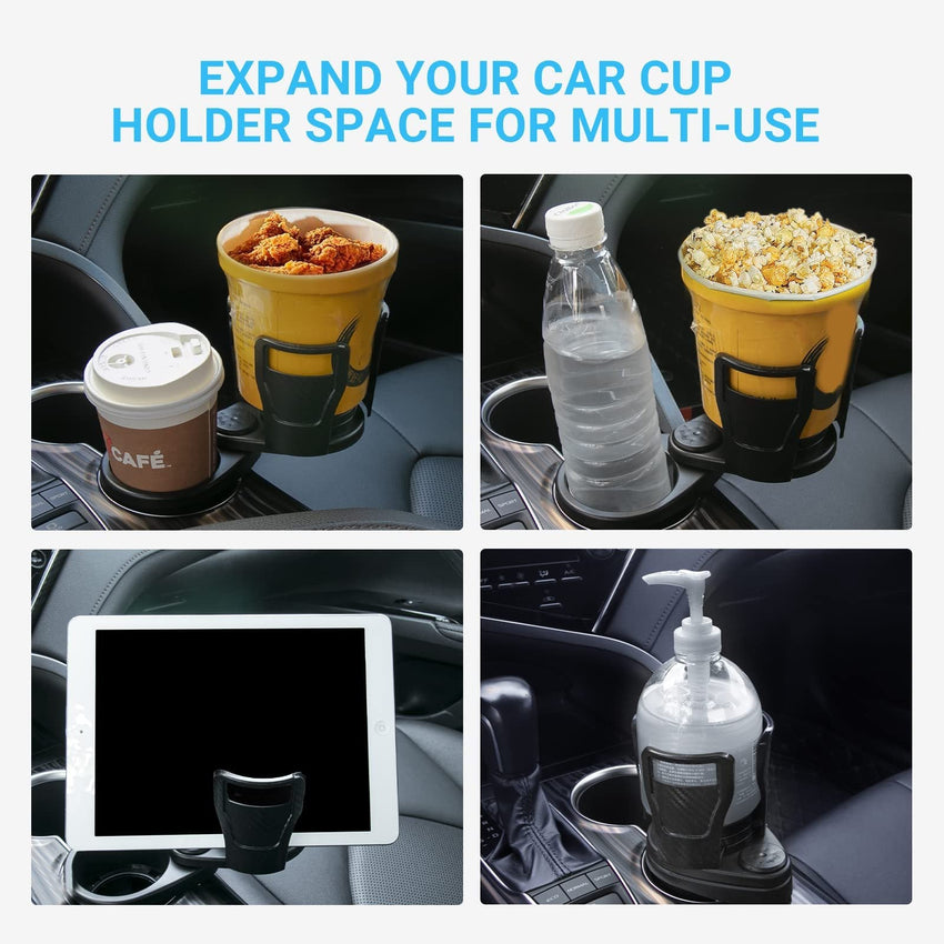 Car Drinking Bottle Holder 360 Degrees Rotatable Water Cup Holder Sunglasses Phone Organizer Storage Car Interior Accessories - 7DAY'S