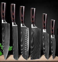 Carpenter's Special Set 6 - piece Set 8 - piece Set Knife Chef Knife Kitchen Knife Cooking stainless steel - 7DAY'S