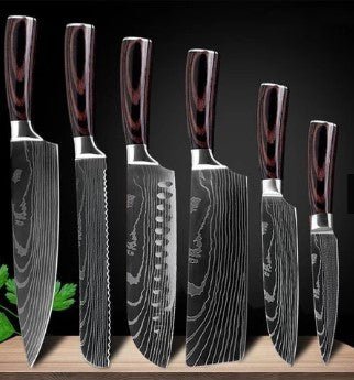 Carpenter's Special Set 6 - piece Set 8 - piece Set Knife Chef Knife Kitchen Knife Cooking stainless steel - 7DAY'S