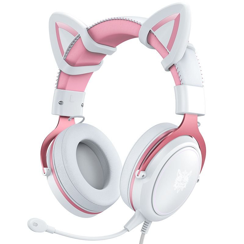 Cat Ear Headphones, 2.4G/Bluetooth Wireless Gaming Headset Stereo Gaming Headset - 7DAY'S