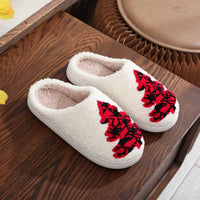 Christmas Tree Home Slippers Fashion Non - slip Floor Bedroom Slipper For Women Fuzzy House Shoes Winter - 7DAY'S