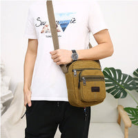 Crossbody Bag Canvas Bags Casual Shoulder Satchel Handbag Pouch Messenger Unisex - 7DAY'S