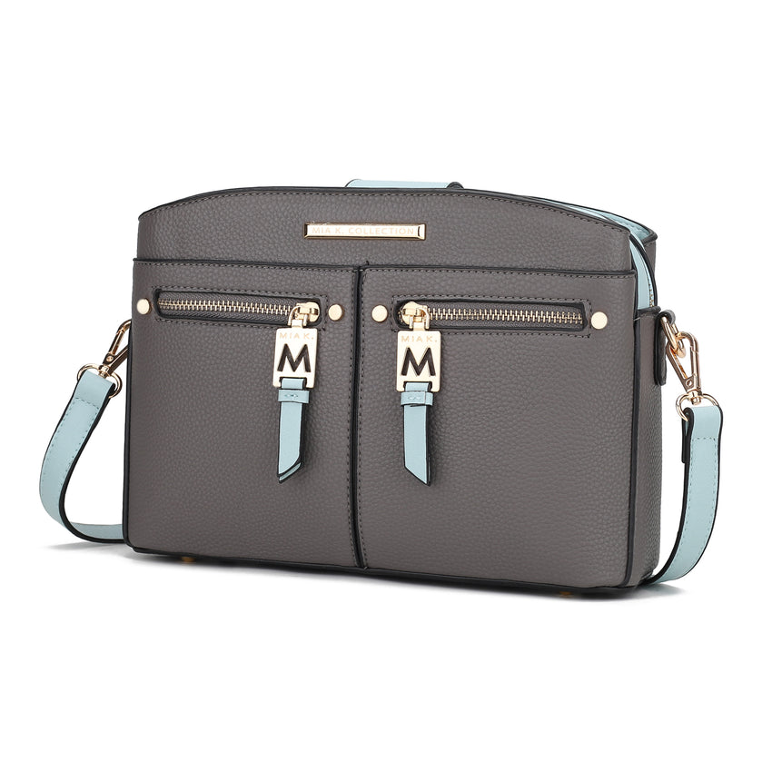 MKF Collection Zoely Crossbody Handbag Vegan Leather Women by Mia k