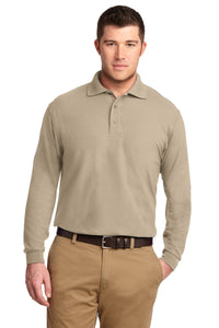 Port Authority Silk Touch Long Sleeve Polo K500LS