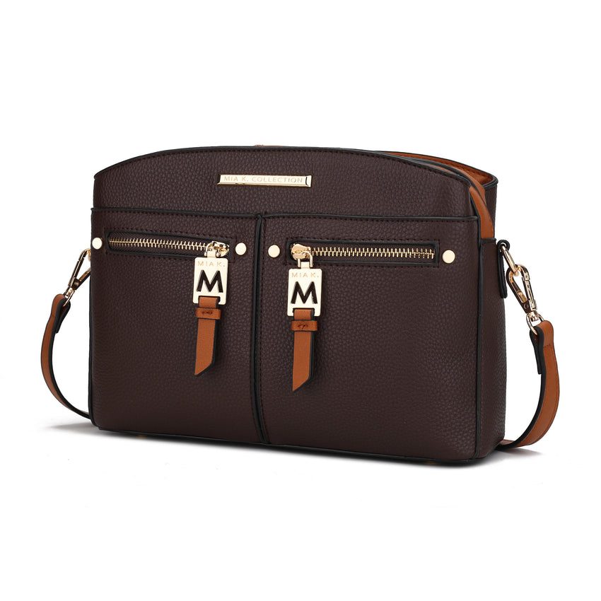 MKF Collection Zoely Crossbody Handbag Vegan Leather Women by Mia k