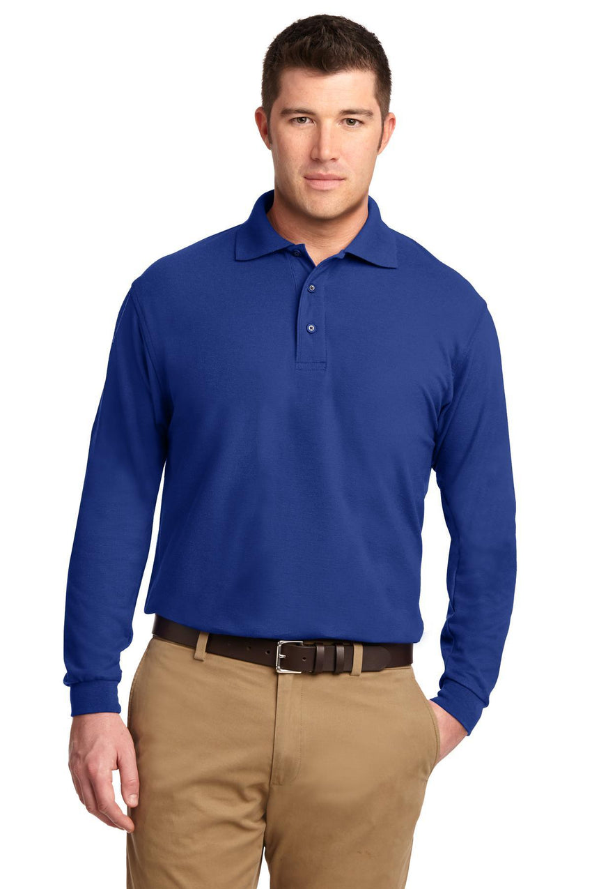 Port Authority Silk Touch Long Sleeve Polo K500LS