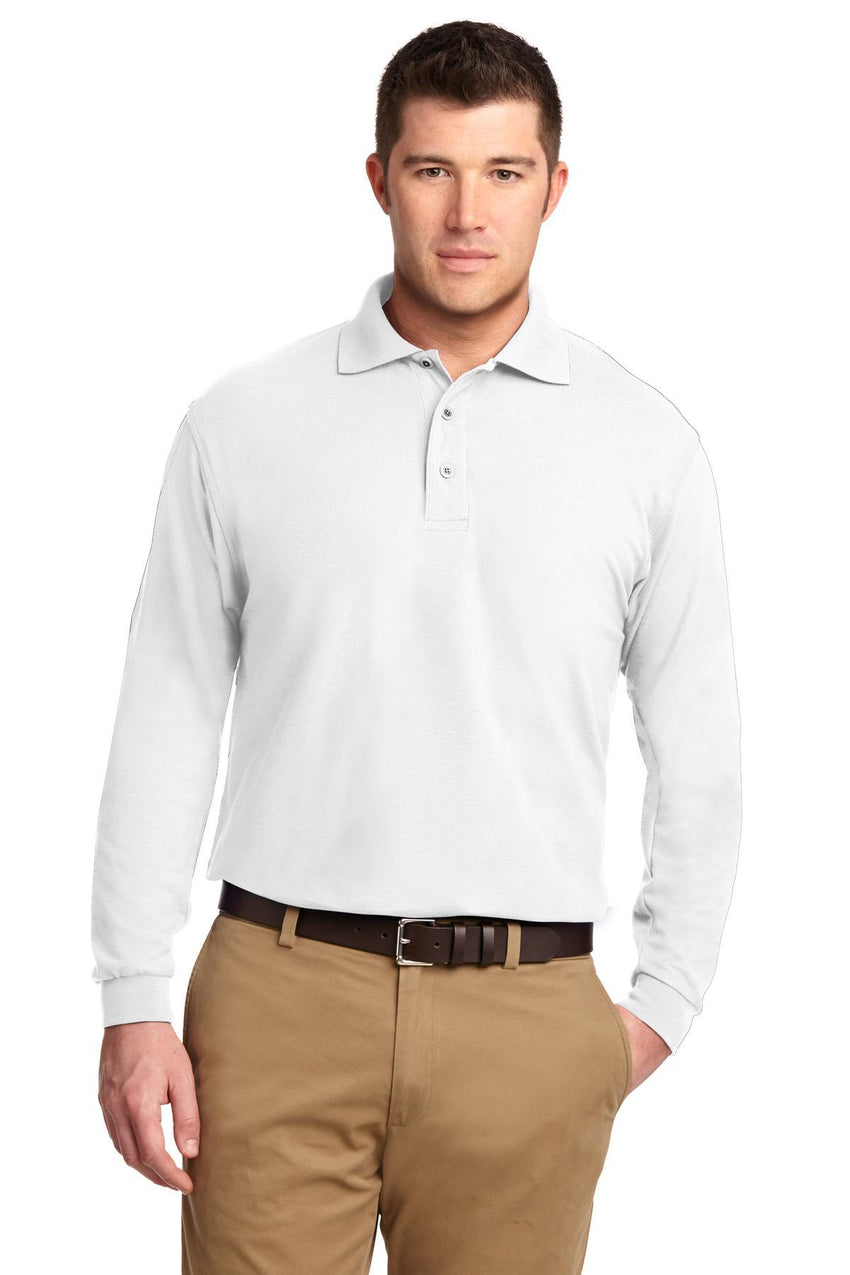 Port Authority Silk Touch Long Sleeve Polo K500LS