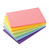 Early Buy 6 Pads Lined Sticky Notes with Lines 4x6 Self - Stick Notes Bright Color Sticky Notes, 45 Sheets/Pad (Yellow) - 7DAY'S