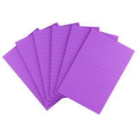 Early Buy 6 Pads Lined Sticky Notes with Lines 4x6 Self - Stick Notes Bright Color Sticky Notes, 45 Sheets/Pad (Yellow) - 7DAY'S