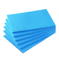 Early Buy 6 Pads Lined Sticky Notes with Lines 4x6 Self - Stick Notes Bright Color Sticky Notes, 45 Sheets/Pad (Yellow) - 7DAY'S