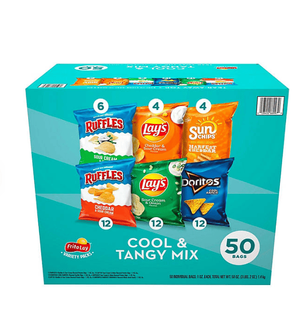 Frito - Lay Cool & Tangy Variety Pack Chips, 50 pk. - 7DAY'S