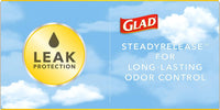 Glad ForceFlex Tall Kitchen Drawstring Trash Bags, 13 Gal, Gain Lemon Zest, 40 Ct (Package May Vary) - 7DAY'S
