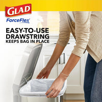 Glad ForceFlex Tall Kitchen Drawstring Trash Bags, 13 Gal, Gain Lemon Zest, 40 Ct (Package May Vary) - 7DAY'S